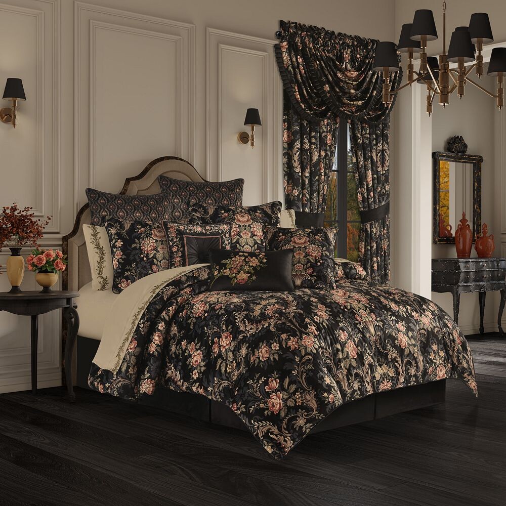 

Комплект одеял Five Queens Court Chantelle из 4 предметов, черный