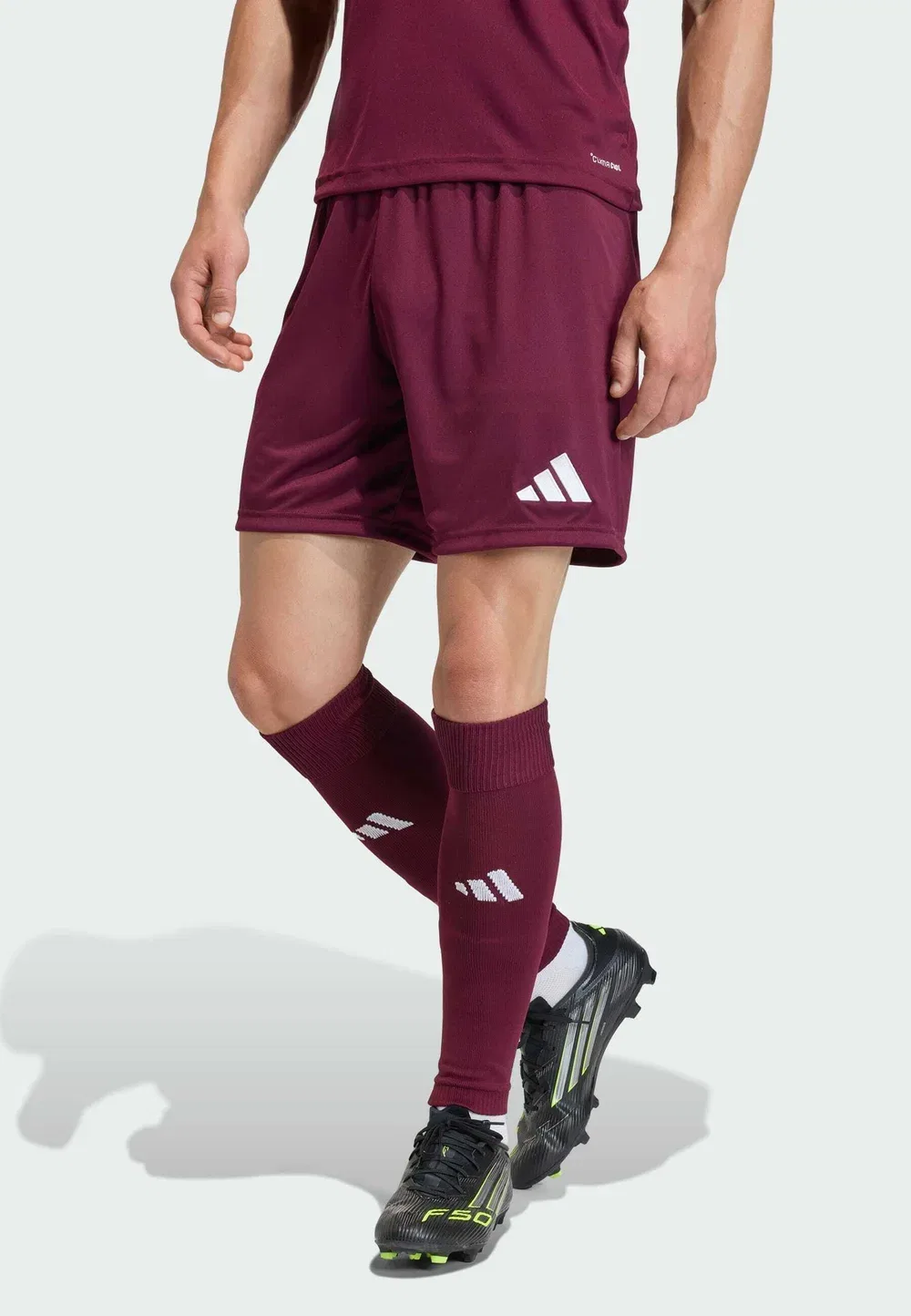 Entrada - шорты Adidas Performance, Team Maroon/White
