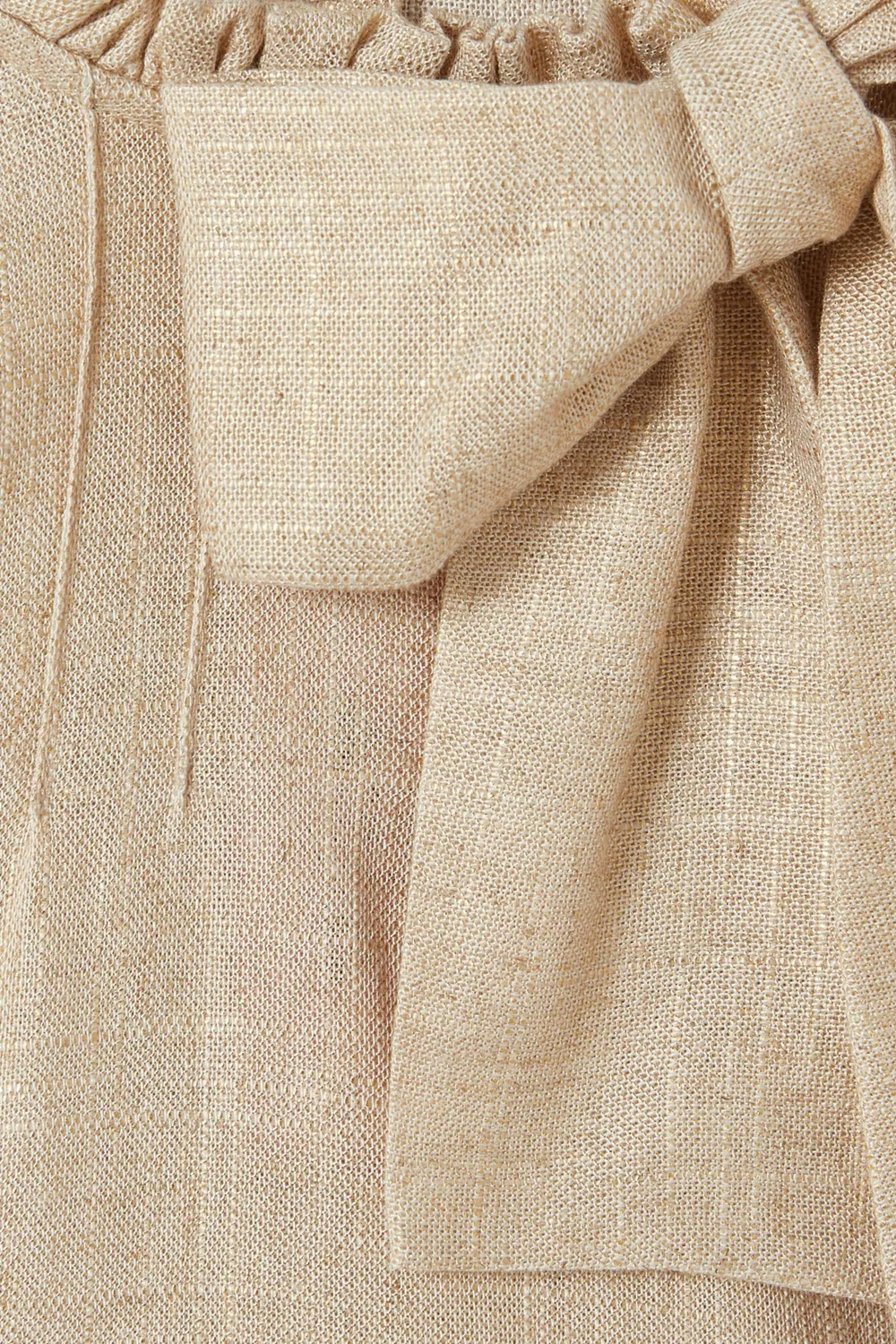 Блузка с бантом из льна Phi Clothing — фото 3