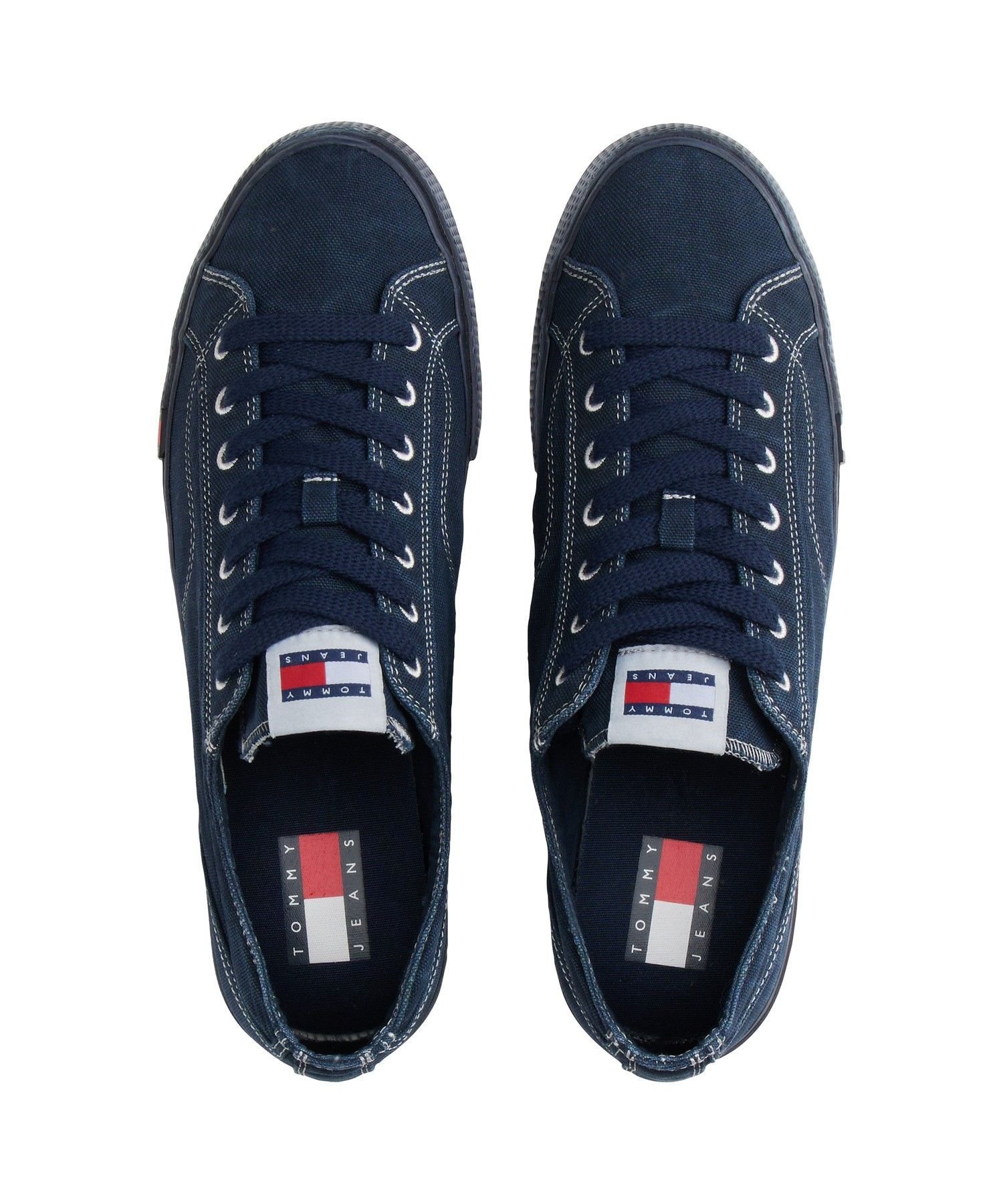 Архивные кеды Y2K из выстиранного холста, размер 26SS TOMMY JEANS, Navy C1G — фото 2