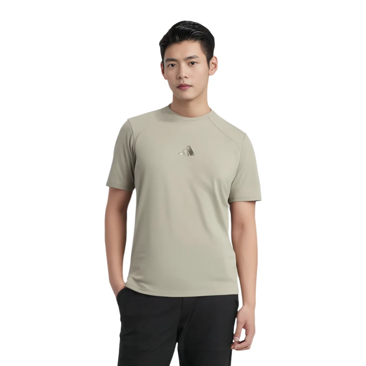Мужская футболка Adidas, Taupe — фото 3
