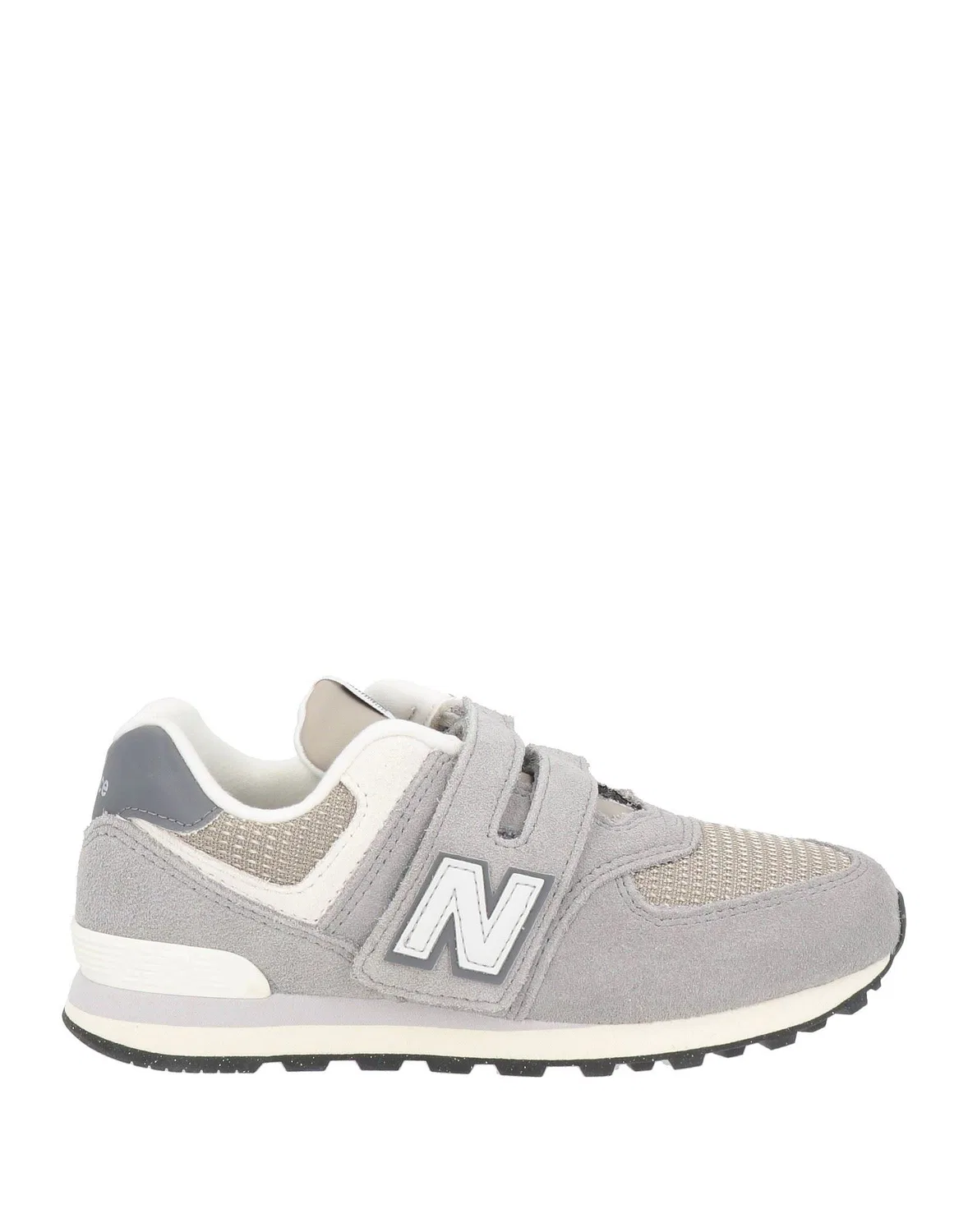 Детские кроссовки для мальчиков с замшевым верхом 574 New Balance, серый