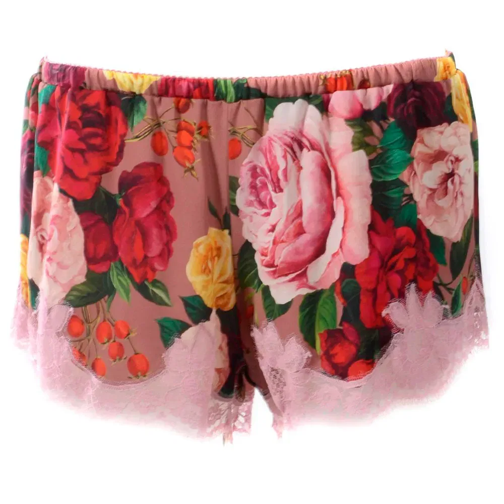 Женские шорты с цветочным принтом 740337 Dolce & gabbana, Pink