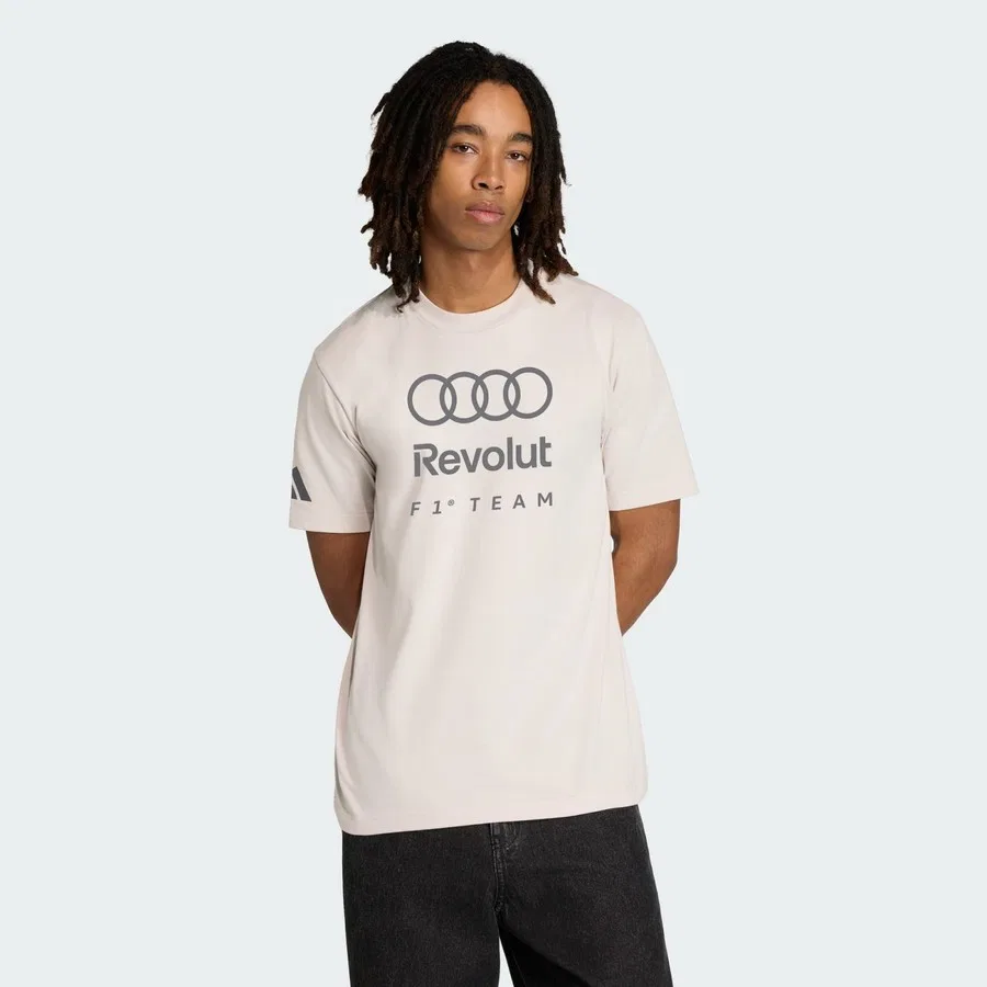Спортивная футболка с принтом Performance KE6123 Audi Revolut F1 Team Dna Graphic Tee adidas, Черный