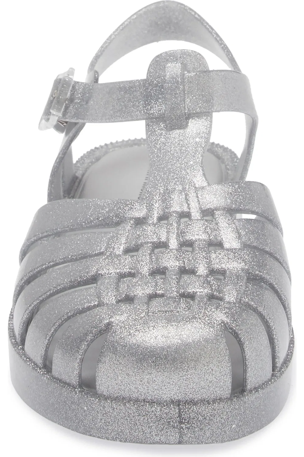 Детские сандалии рыбацкие ароматизированные Mini Melissa, Clear Glit — фото 4