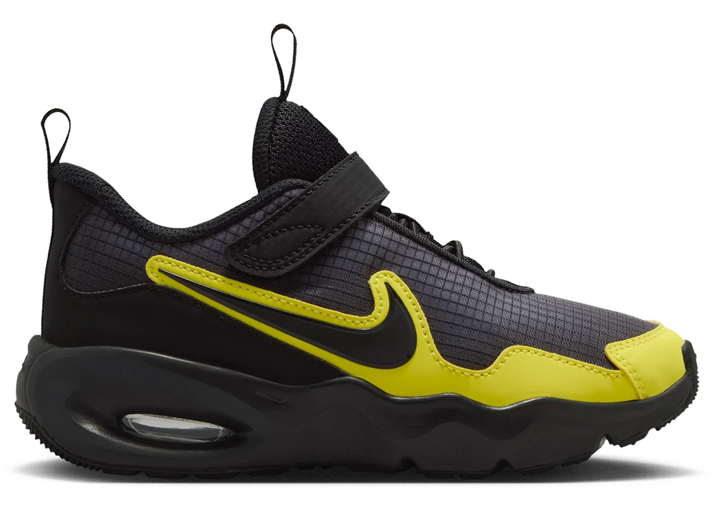 Детские кроссовки для мальчиков с амортизацией Nike Air Max Nova Nike, Black / Sonic Yellow / Black
