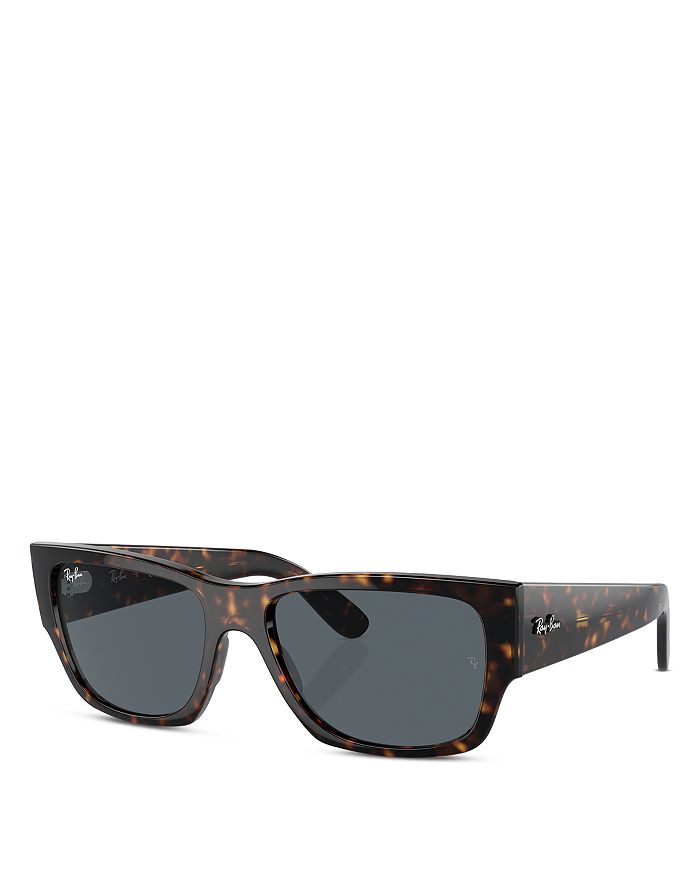 

Солнцезащитные очки Carlos прямоугольной формы, 56 мм Ray-Ban, коричневый