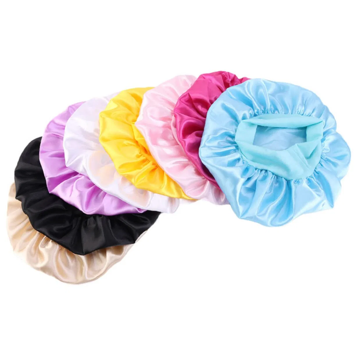 Набор шапочек для душа 8 шт, Polyester, Amosfun, 29x29 см, Khaki — фото 3