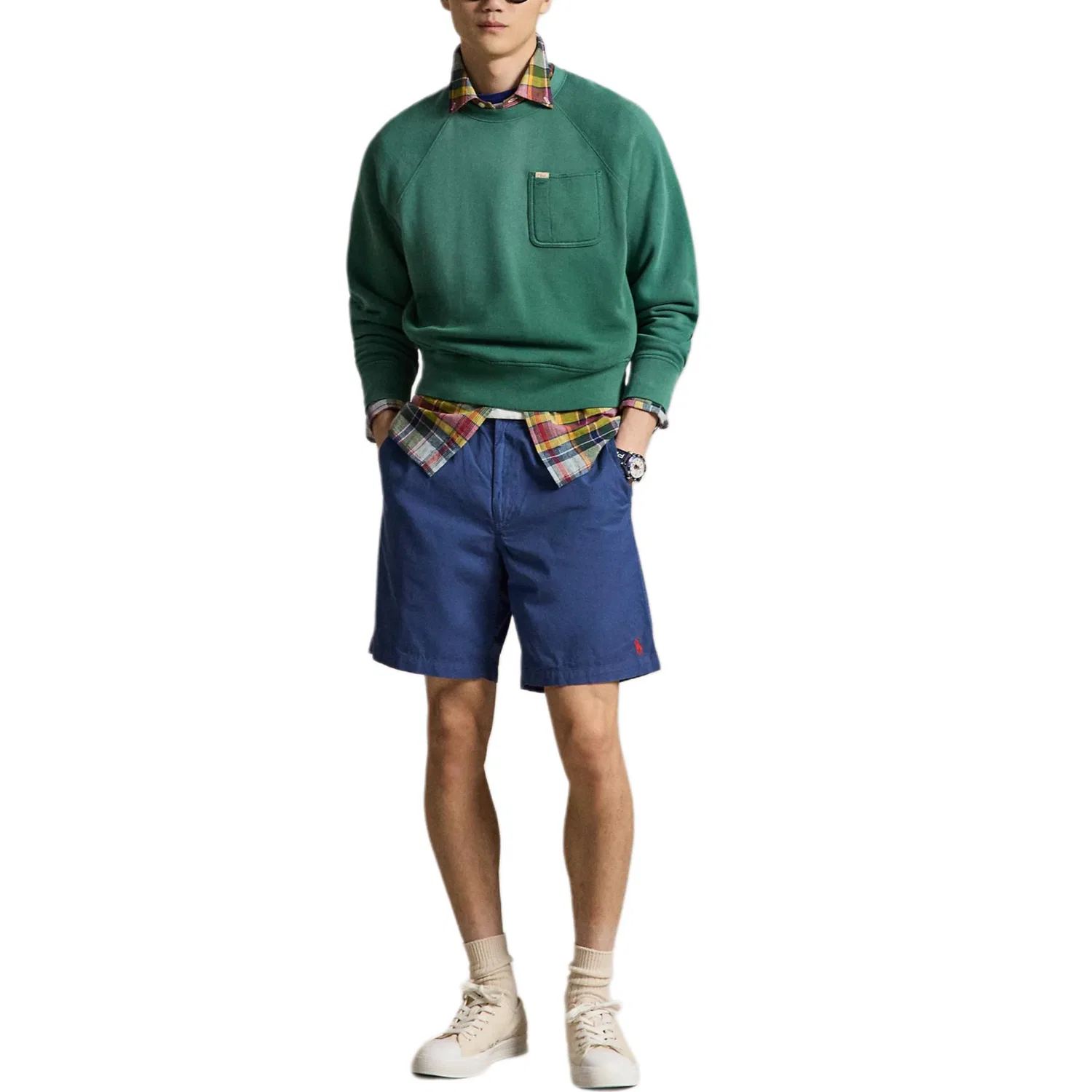 Мужские шорты Casual с цветом Marine Blue, Polo Ralph Lauren — фото 3