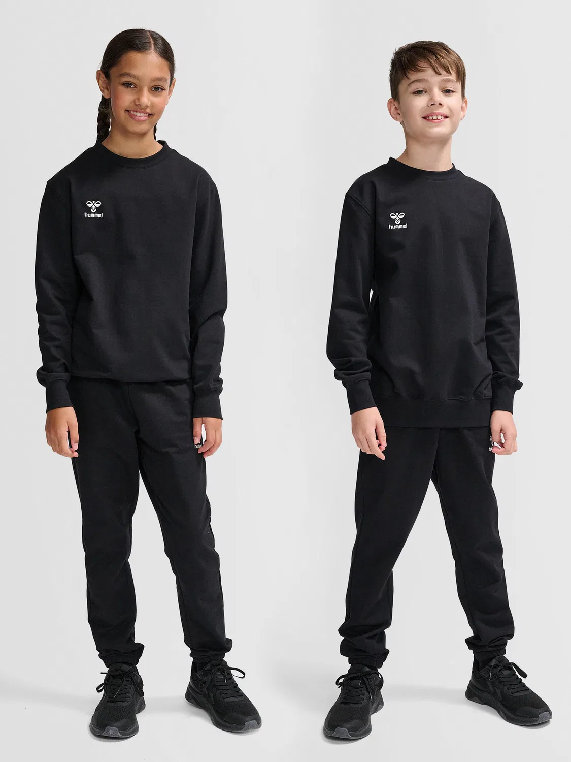 Детский свитшот с круглым вырезом Hmlgo Hummel, Schwarz