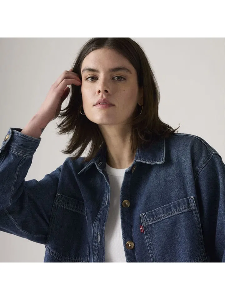 Женская рубашка джинсовая Iris Levi's, Blue — фото 4