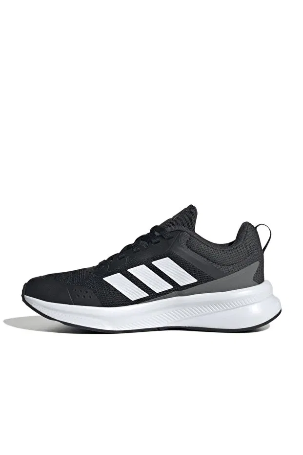Детские кроссовки для девочек на шнуровке Fortarun 4.0 Adidas, Black — фото 2