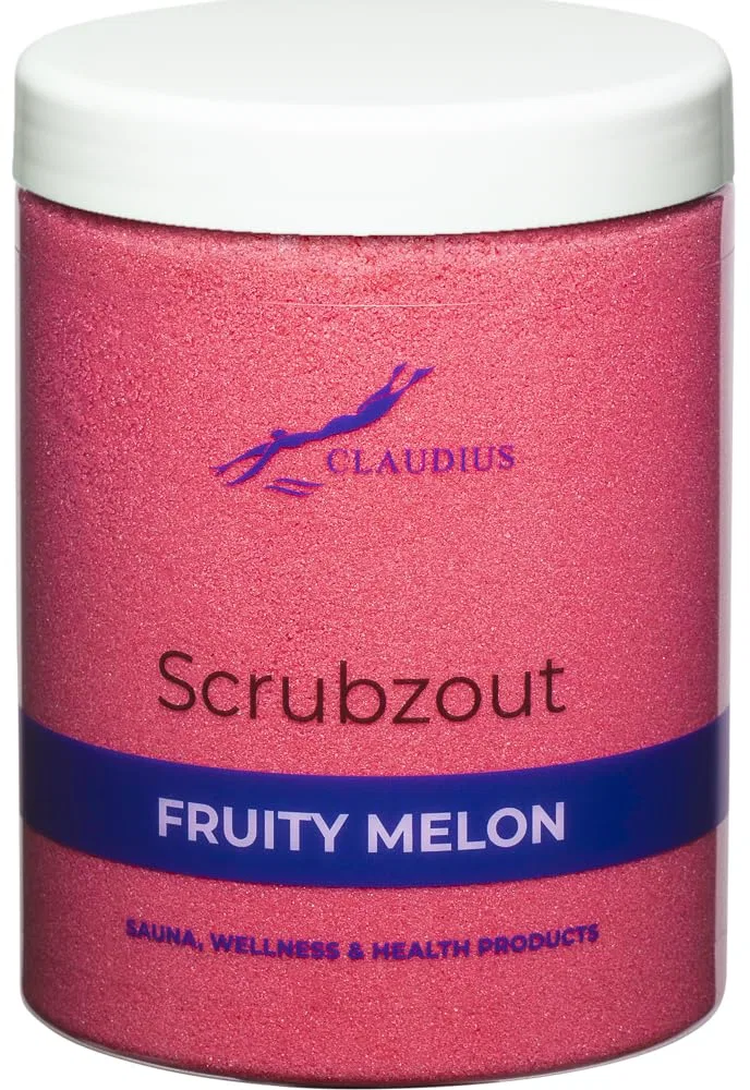 Скраб солевой Fruity Melon, Claudius, 1250 г