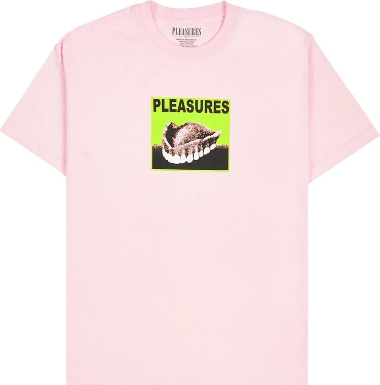 

Футболка Pleasures Dental T-Shirt 'Pink', розовый