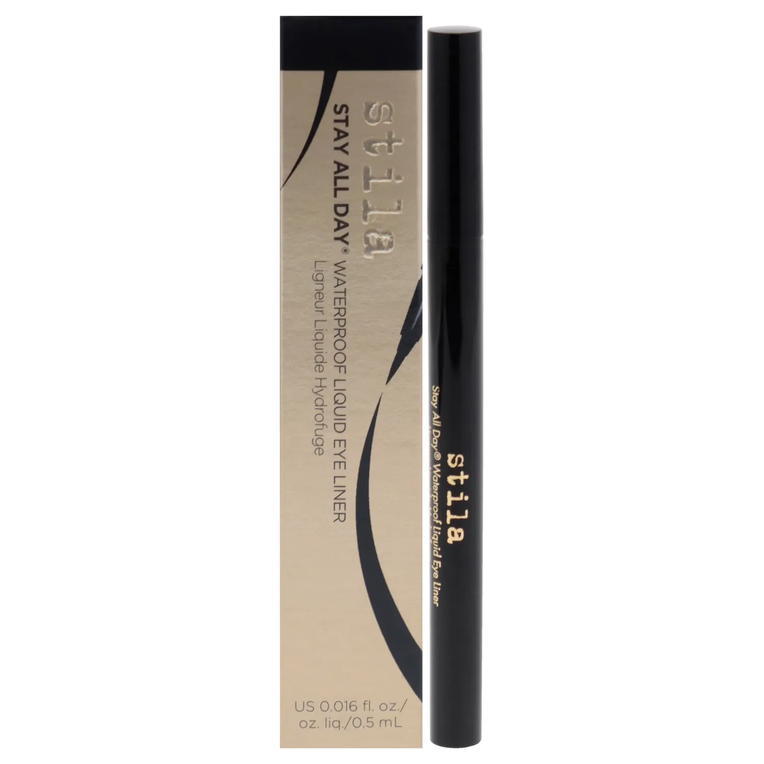 Водостойкая жидкая подводка для глаз Stay All Day Waterproof Liquid Eye Liner - Intense Black от Stila для женщин - 0,016 унции
