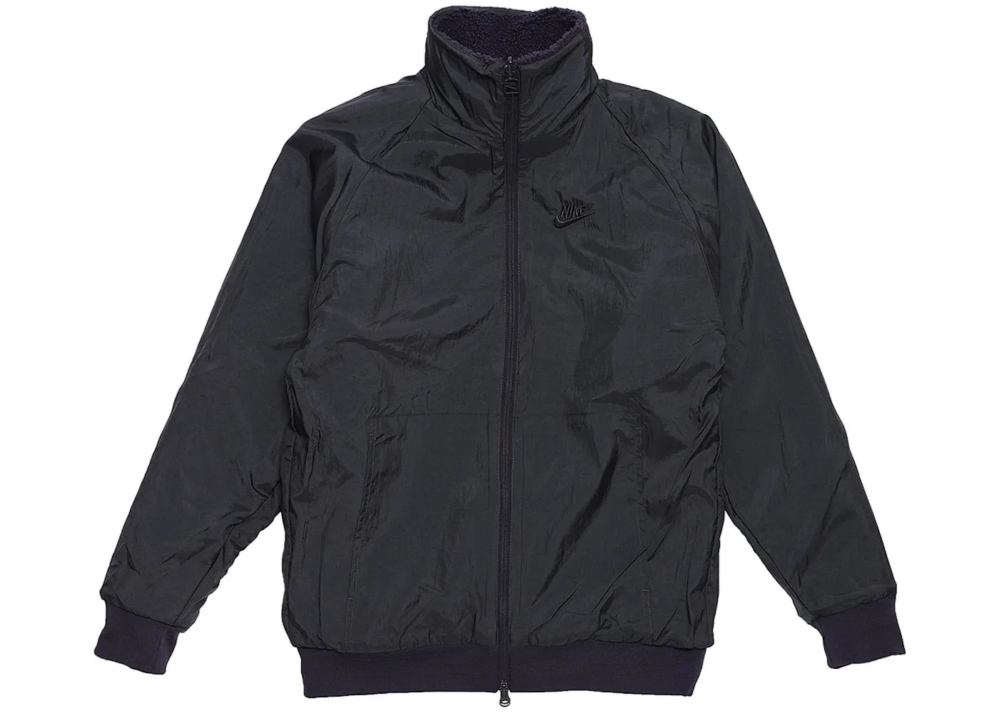 Мужская куртка с принтом Big Swoosh Reversible Boa Jacket (Asia Sizing) Nike, Cave Purple — фото 3