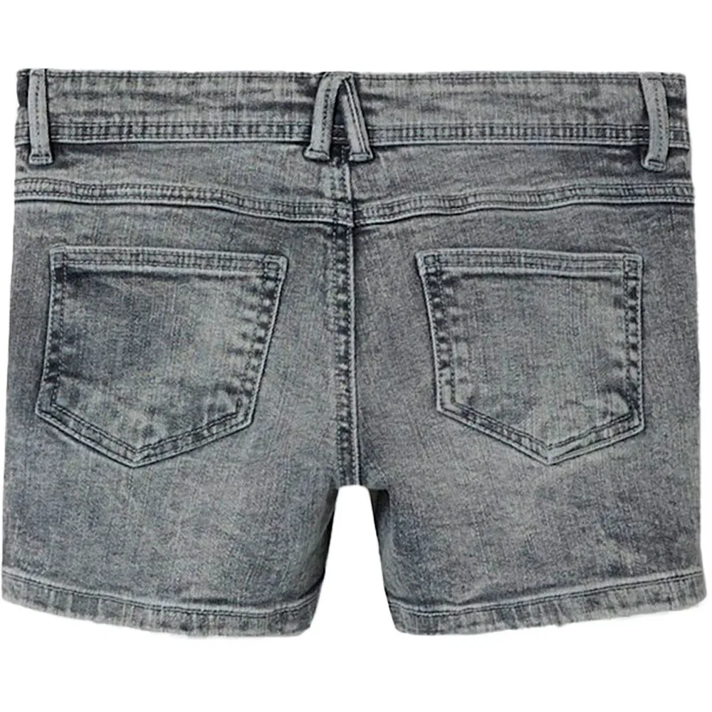Шорты джинсовые Salli Slim Name It, серый — фото 4