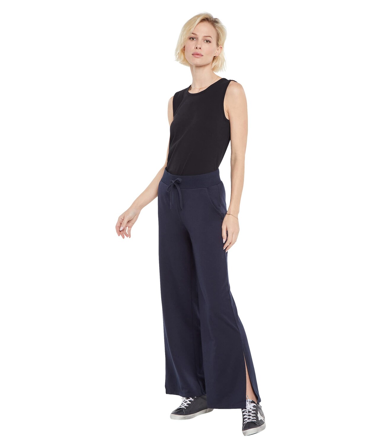 

Брюки NYDJ, Wide Leg W-High Slits, Серый, Брюки NYDJ, Wide Leg W-High Slits