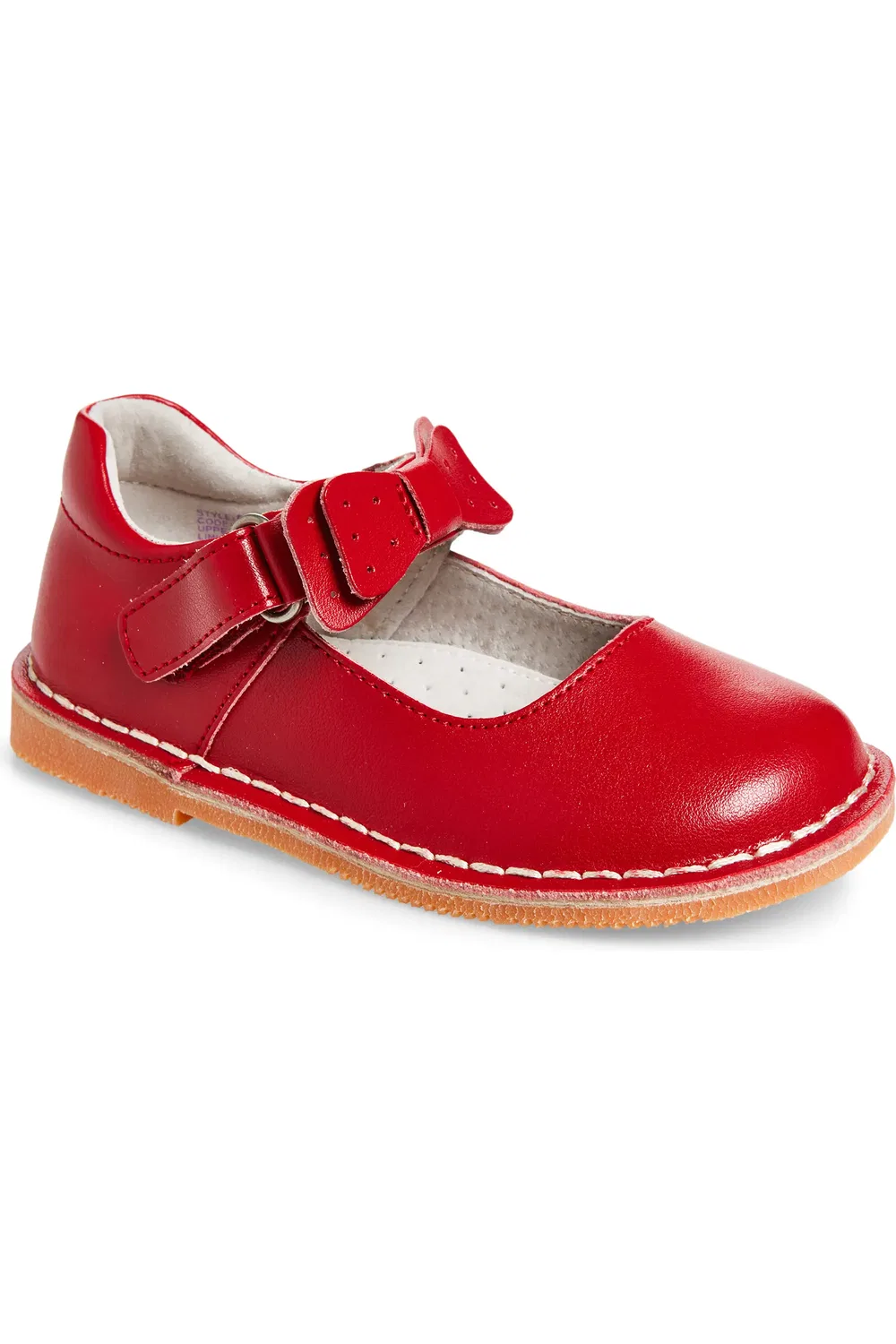 Детские туфли Мэри Джейн с бантом Iris Bow L'AMOUR, красный