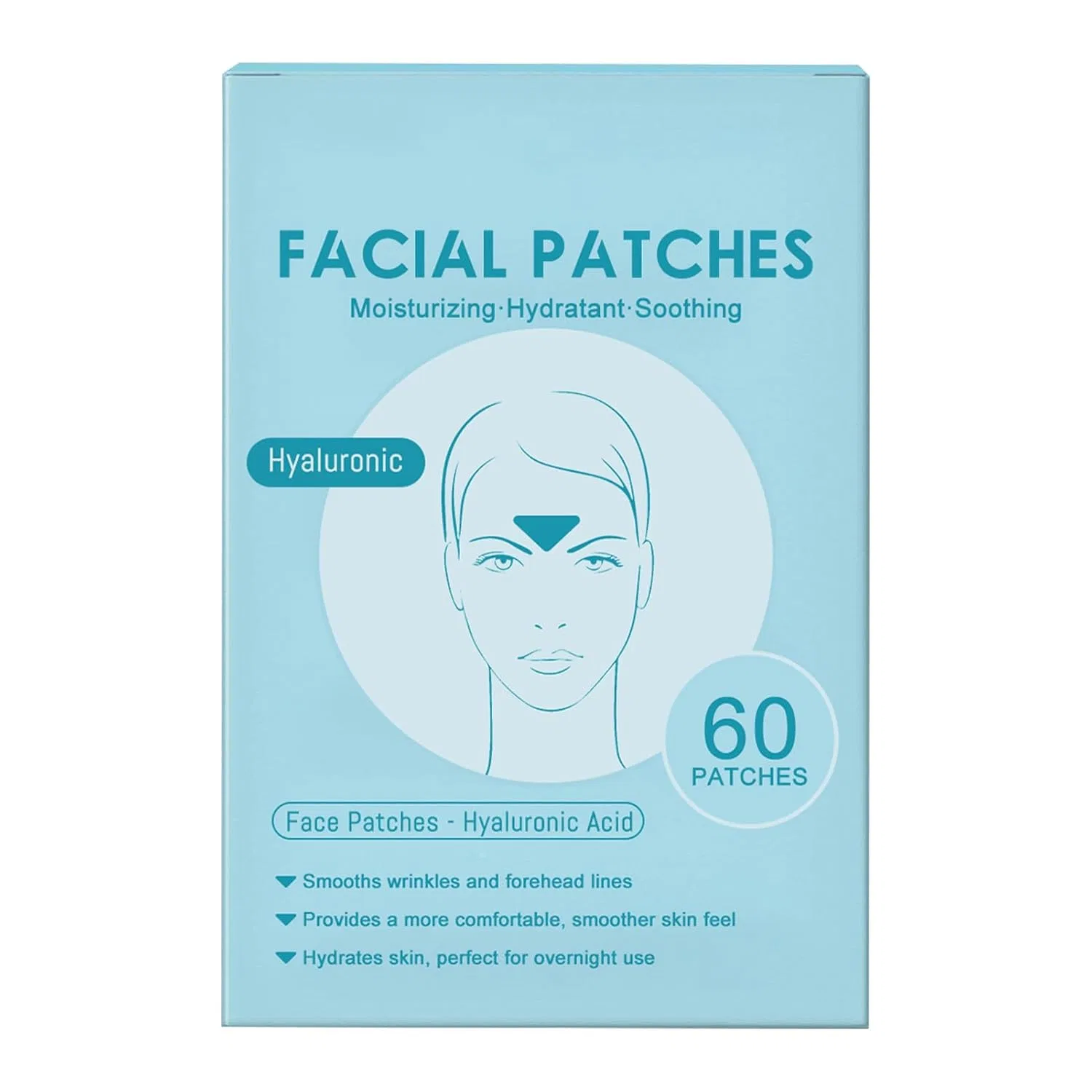 Générique Патчи для лица Overnight Lifting and Moisturising, 1 шт, 3.94 x 0.39 x 5.91 дюйма