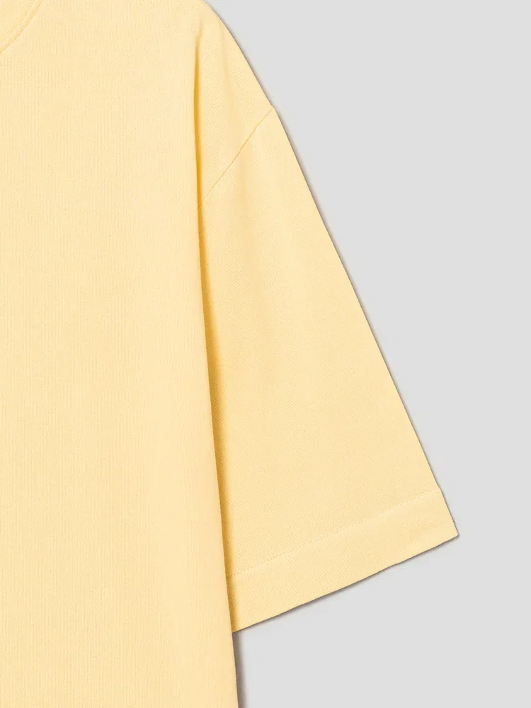 Футболка с коротким рукавом Le Tshirt Ventadou JACQUEMUS, Light Yellow — фото 4