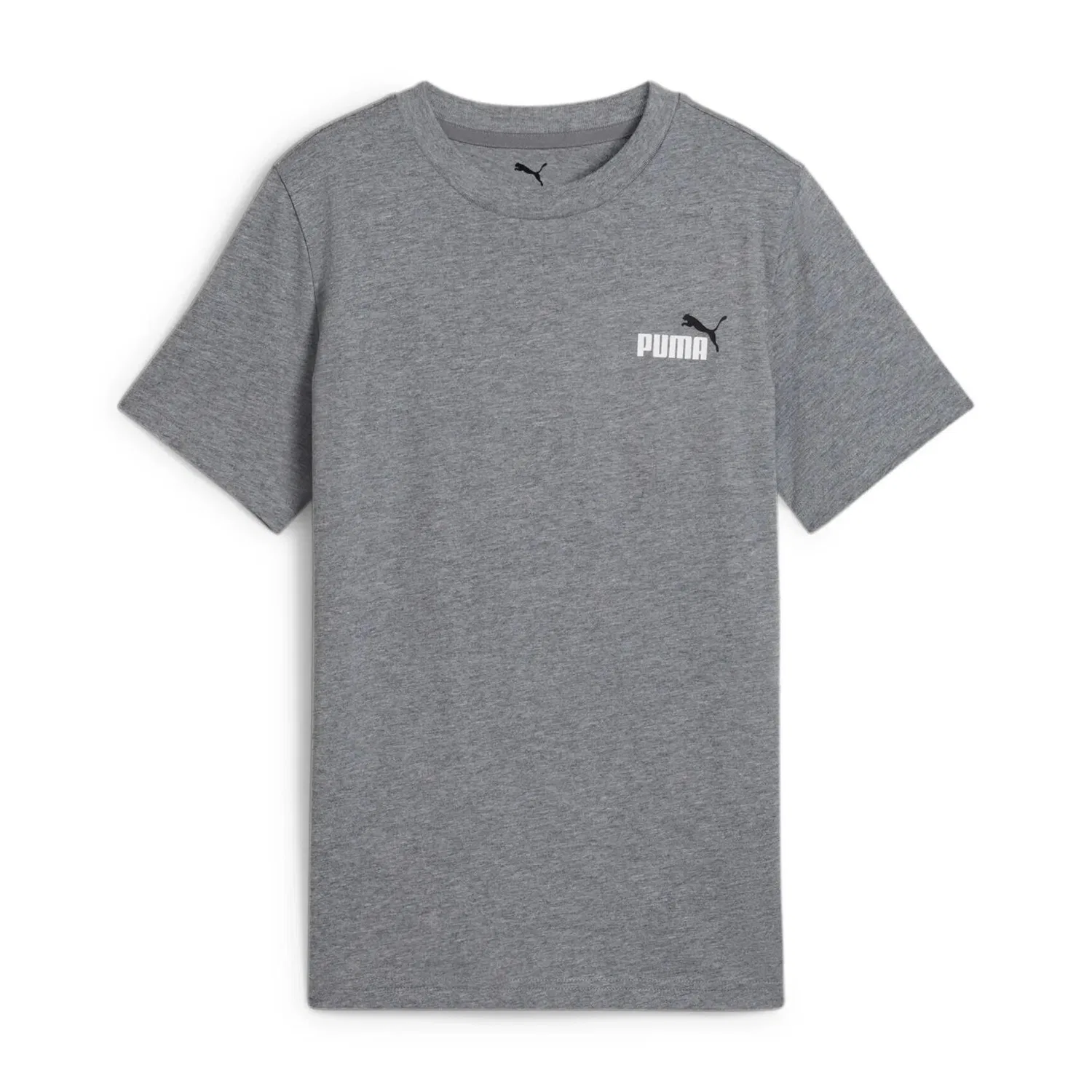 Детская футболка с вышитым логотипом Puma ESS 2 COLOR Small No.1 Logo Tee B, Puma, Цвет: Grau / Weiss / Schwarz