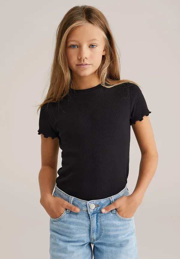 Футболка из модала и полиэстера We Fashion, мультиколор — фото 2
