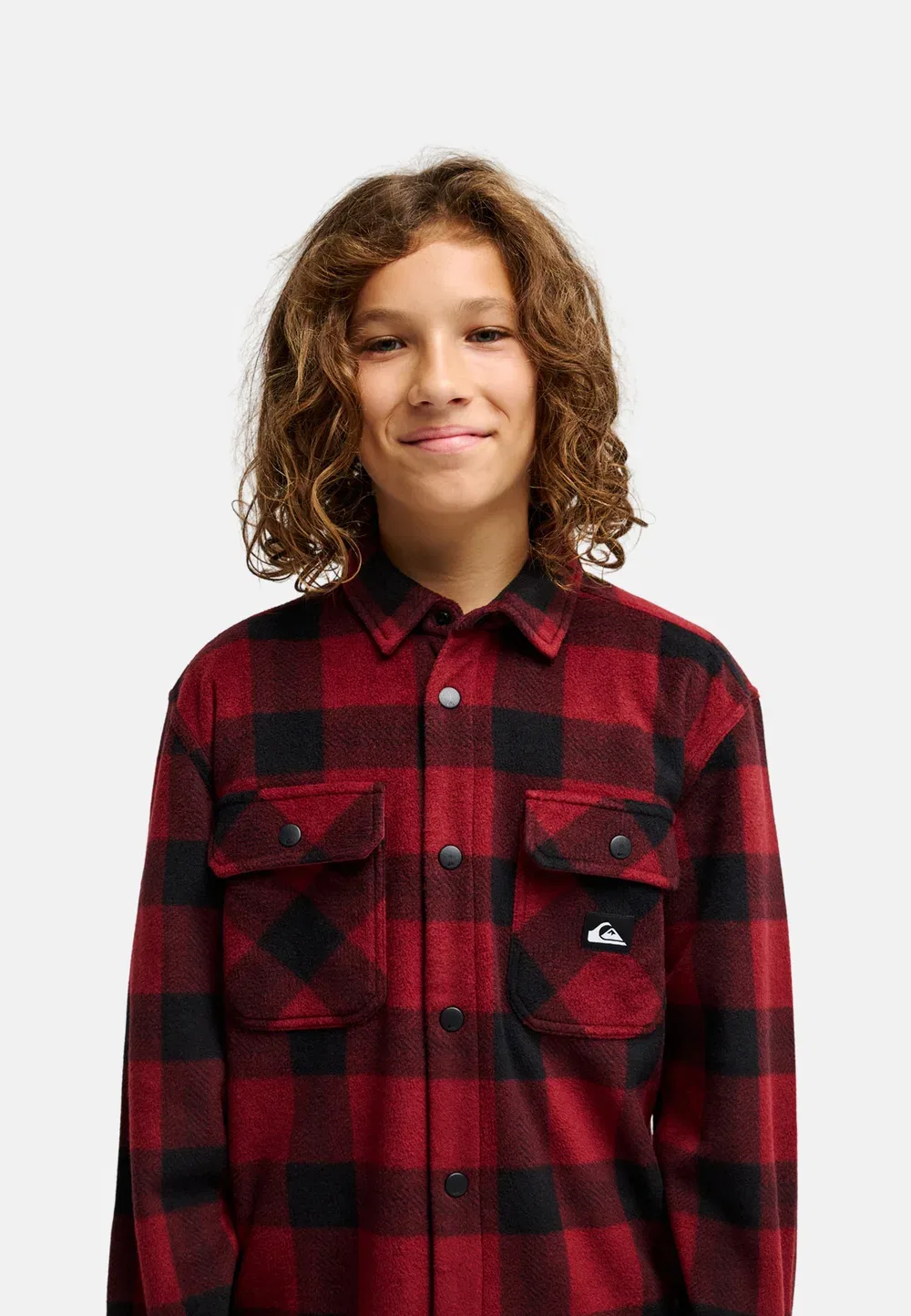 Одежда Jungen 8-16|верхний слой - рубашка Quiksilver, Red — фото 4