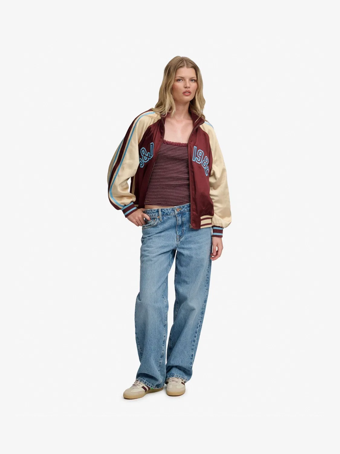 Куртка Oversized, Suika Track Jacket Superdry, Красный — фото 4