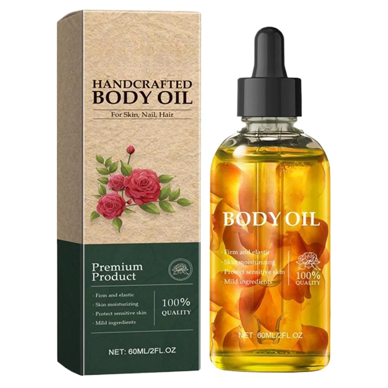 Масло для тела Vanilla Rose, 60 мл, A Generisch