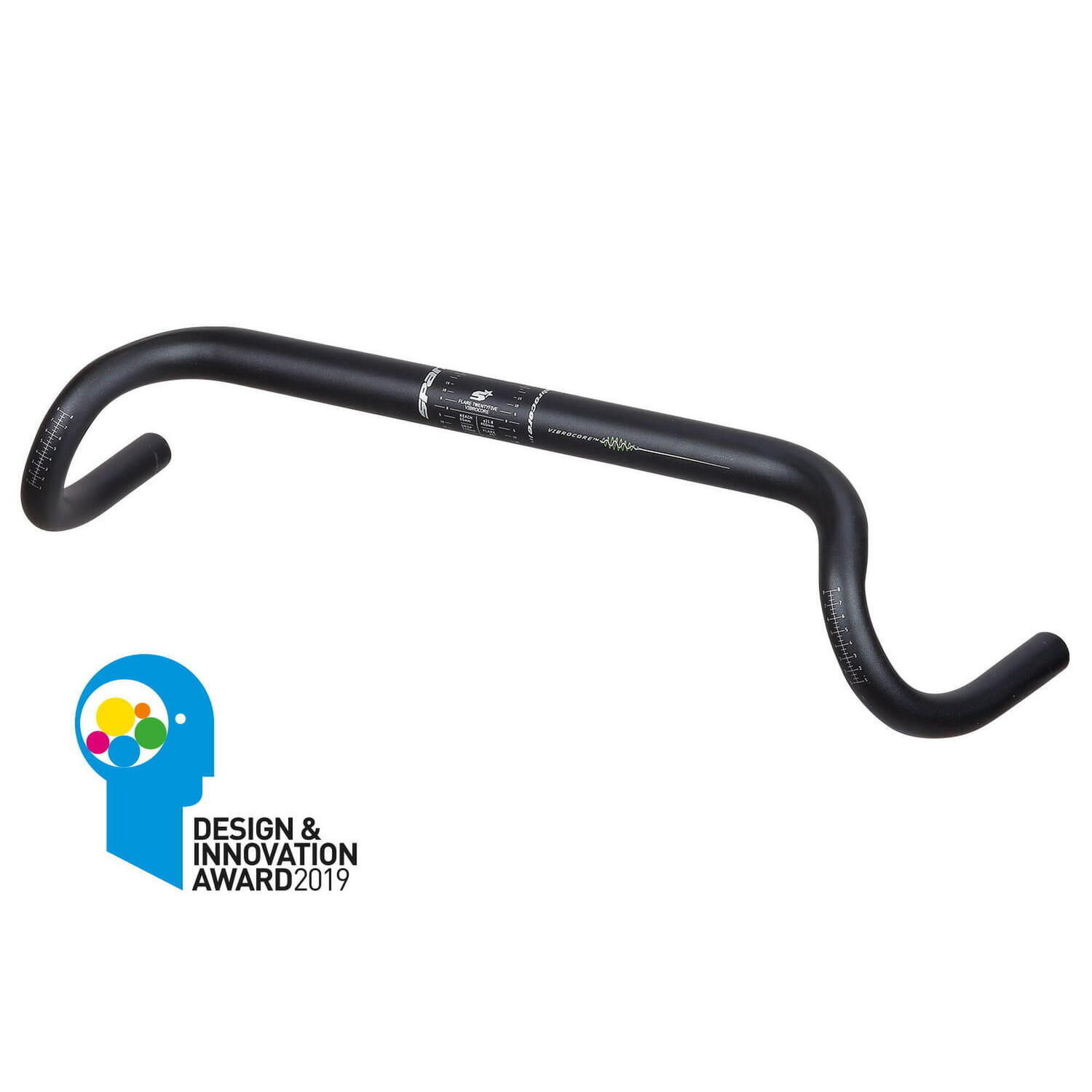 

Руль Flare 25 Vibrocore Dropbar — 31,8 мм — 480 мм — черный SPANK, черный