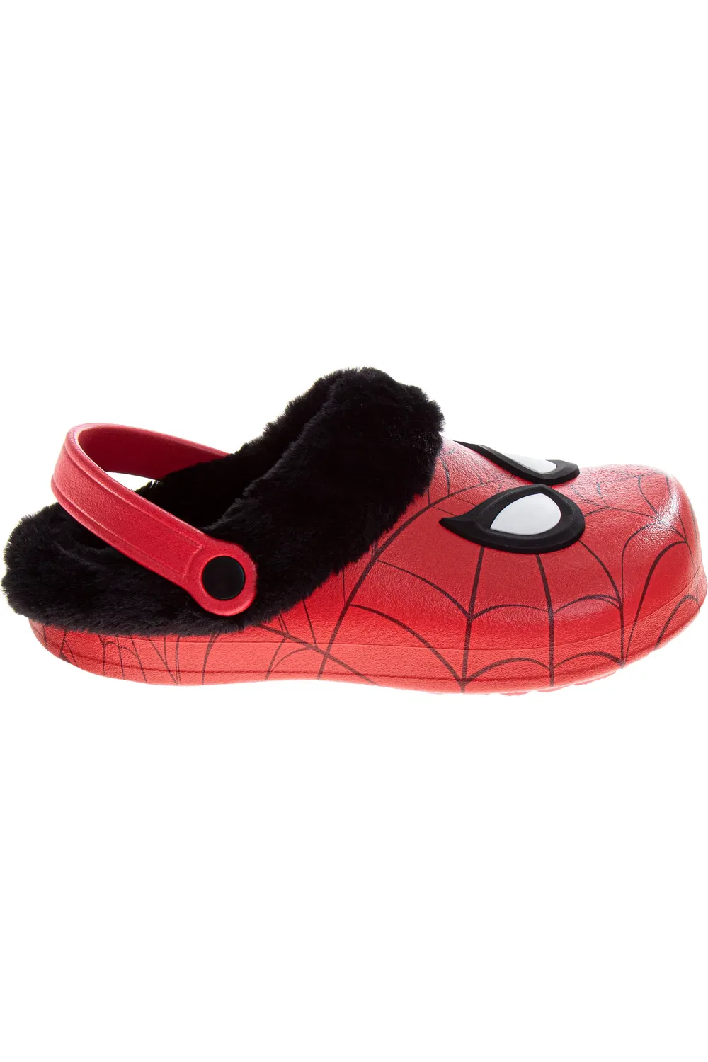 Детские тапочки слипоны с подкладкой из флиса Spider-Man Clogs Spider-Man, красный — фото 2