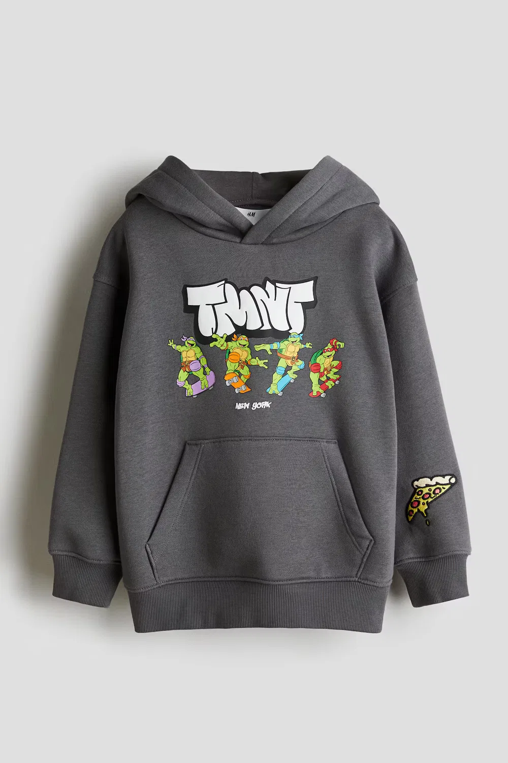 Худи с принтом H&M, Dunkelgrau/Tmnt