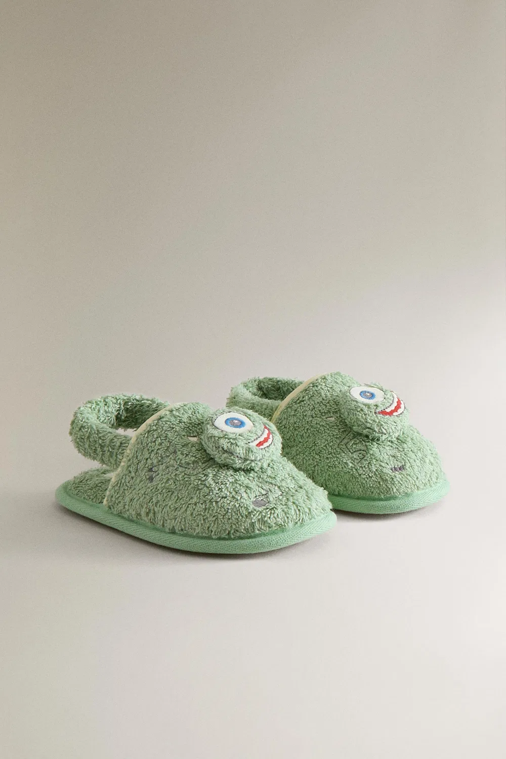 Тапочки MONSTERS, INC. ©DISNEY/PIXAR TERRY ZARA, Green — фото 2