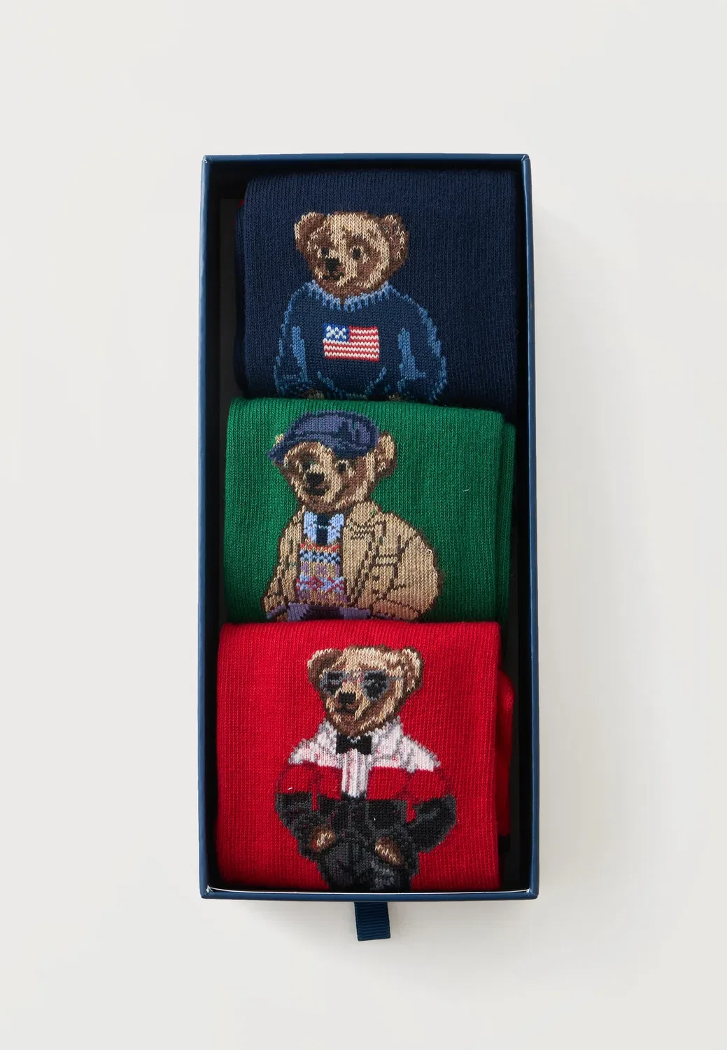 3 пары носков Polo Ralph Lauren, Multi-Coloured — фото 2