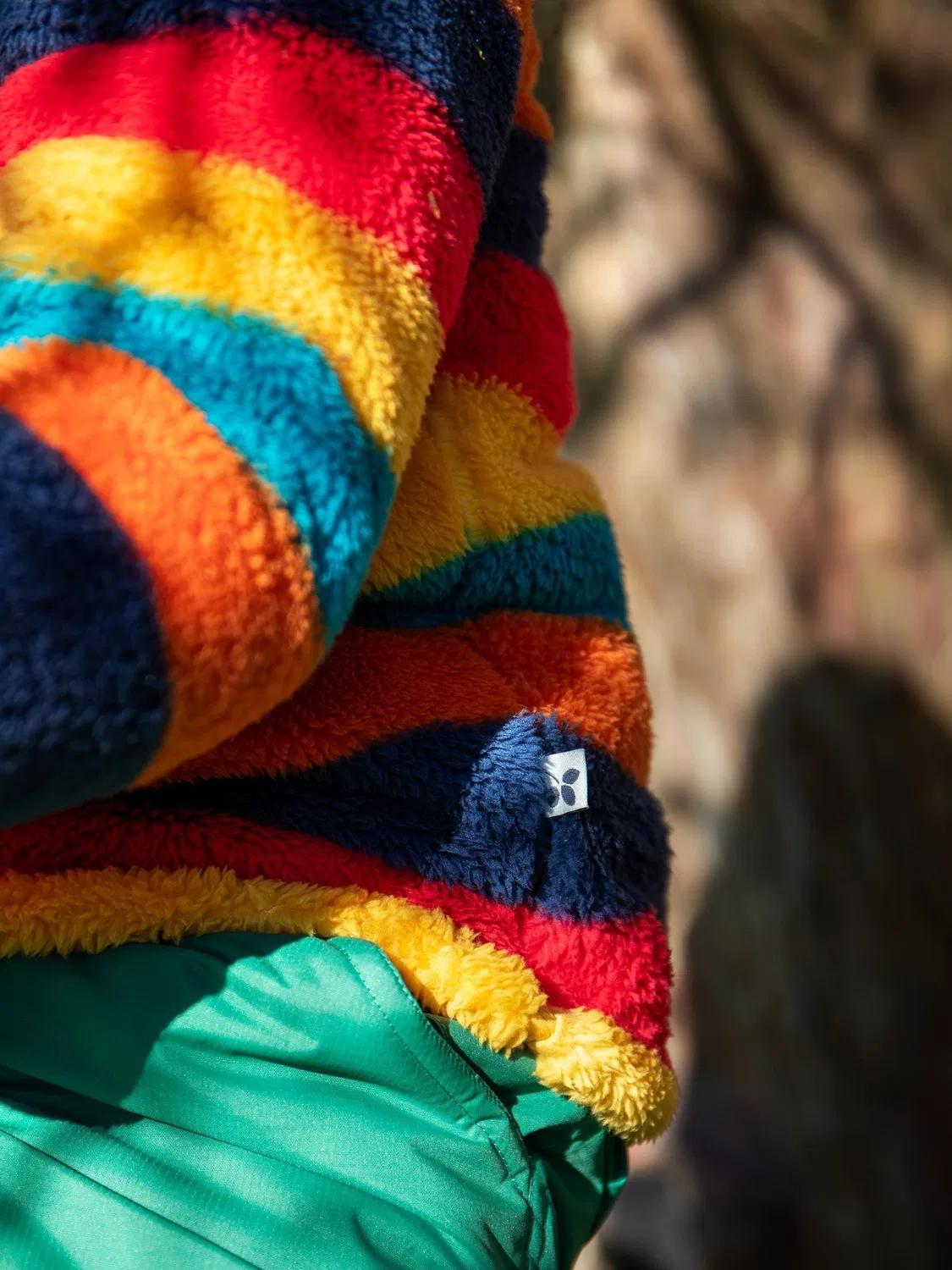 Флисовая куртка Frugi Multi Zipped Ted Fleece, мультиколор — фото 4