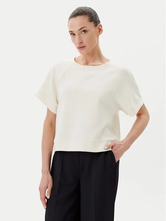Футболка regular fit C_Emsa Boss, бежевый