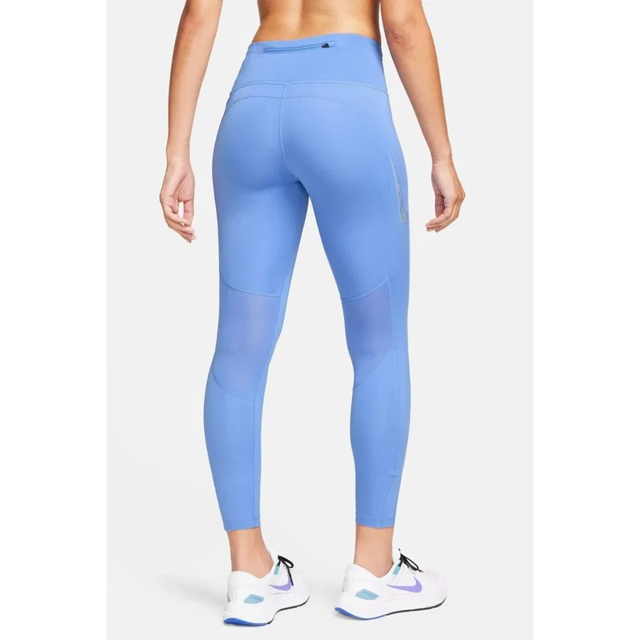 Женские спортивные леггинсы Dri-FIT с высокой посадкой и 3 карманами, Nike, Синий — фото 2