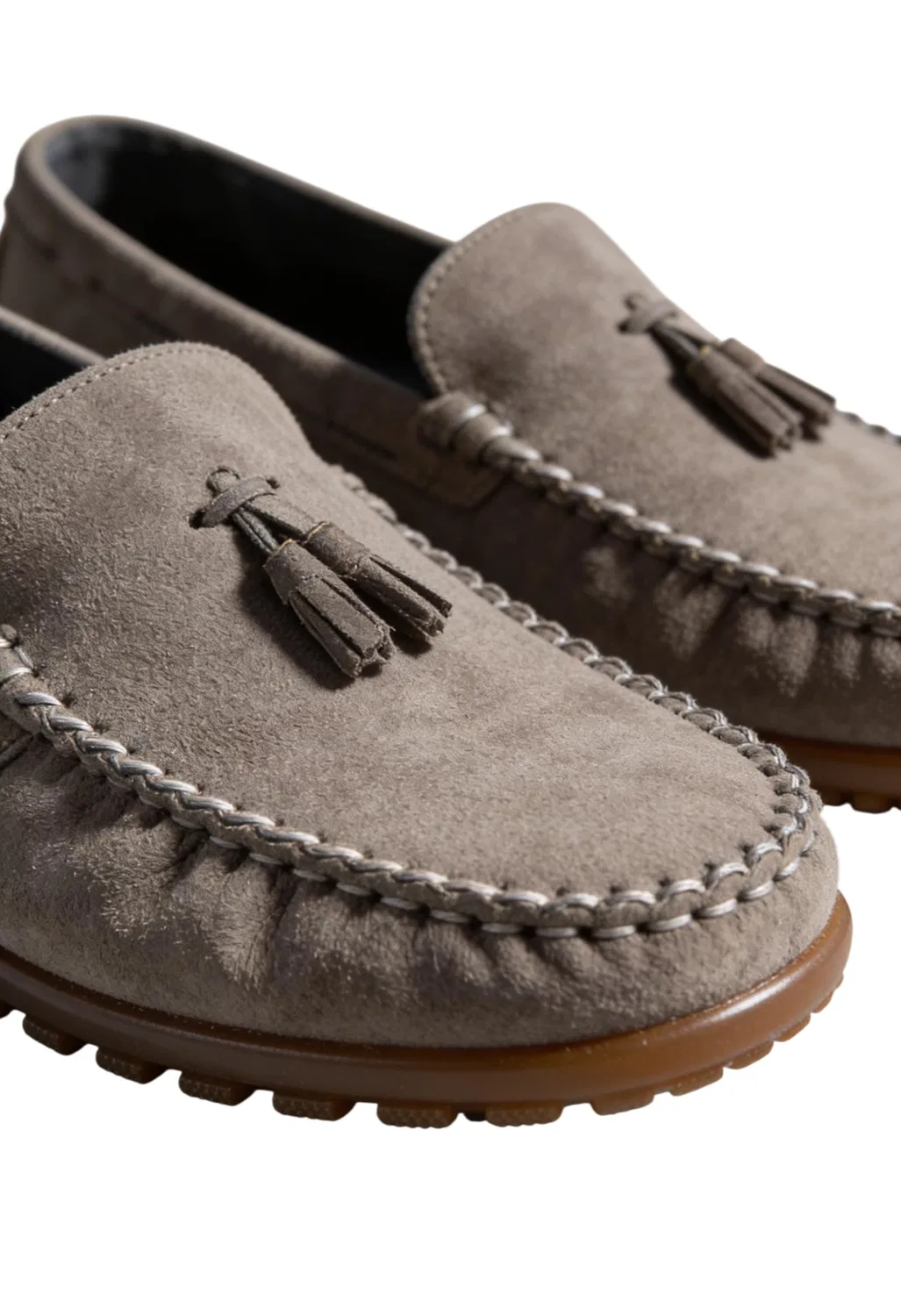 Детские туфли-лоферы на каждый день с кисточками Penny SIRRI, Beige Sand — фото 4