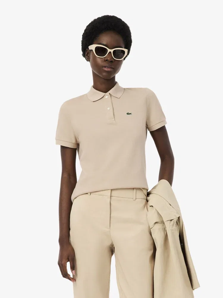 Поло женское LACOSTE Regular Fit, Beige