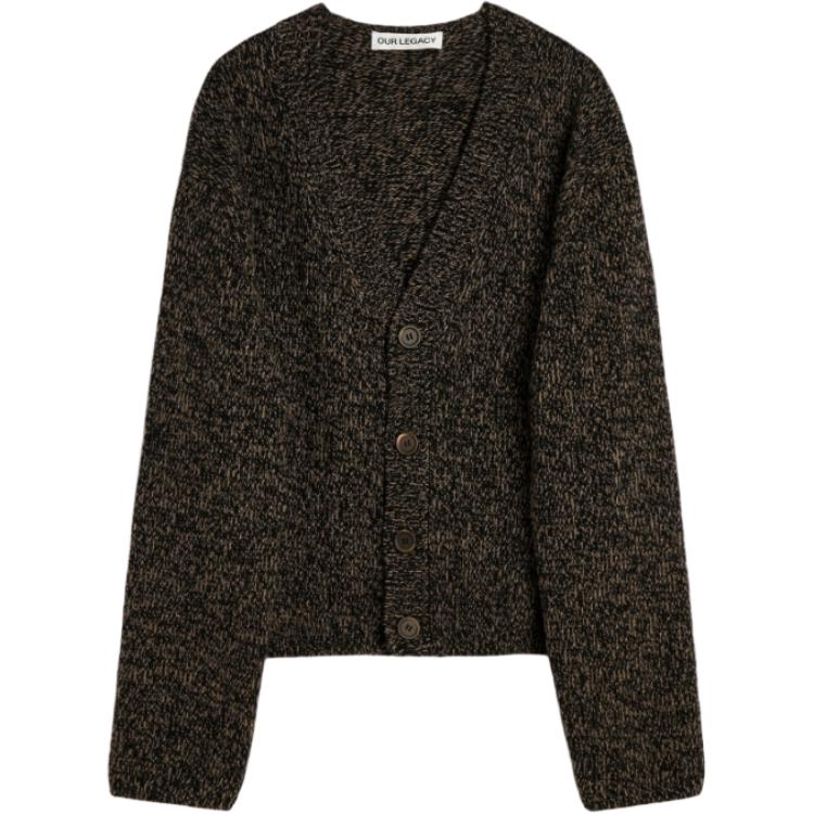 

Кардиган Academy с V-образным вырезом на пуговицах OUR LEGACY, зеленый