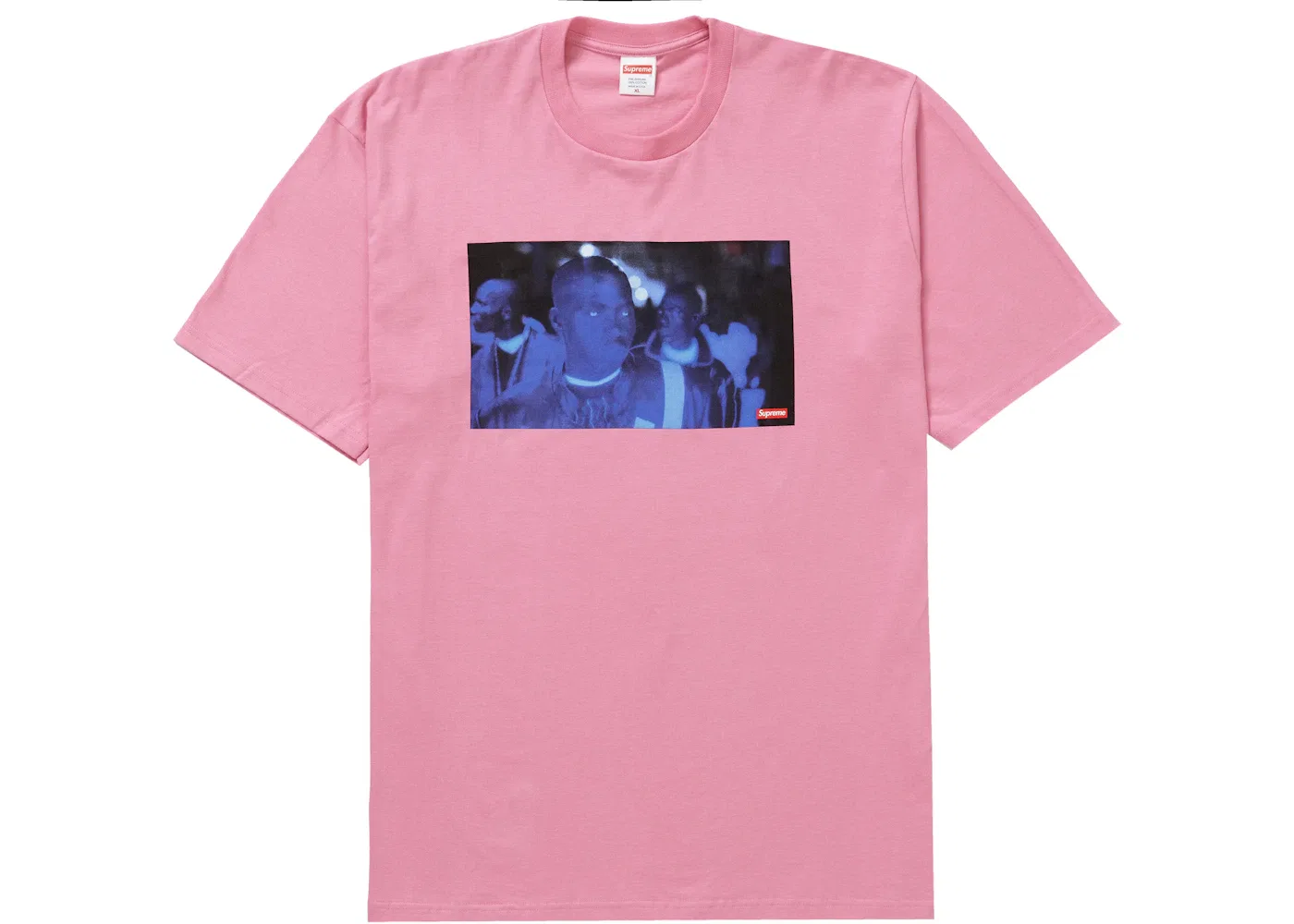 Мужская футболка с принтом Supreme America Eats Its Young Tee, Pink