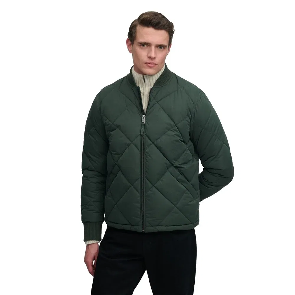 Мужская куртка Diamond Quilt Superdry, Green — фото 4