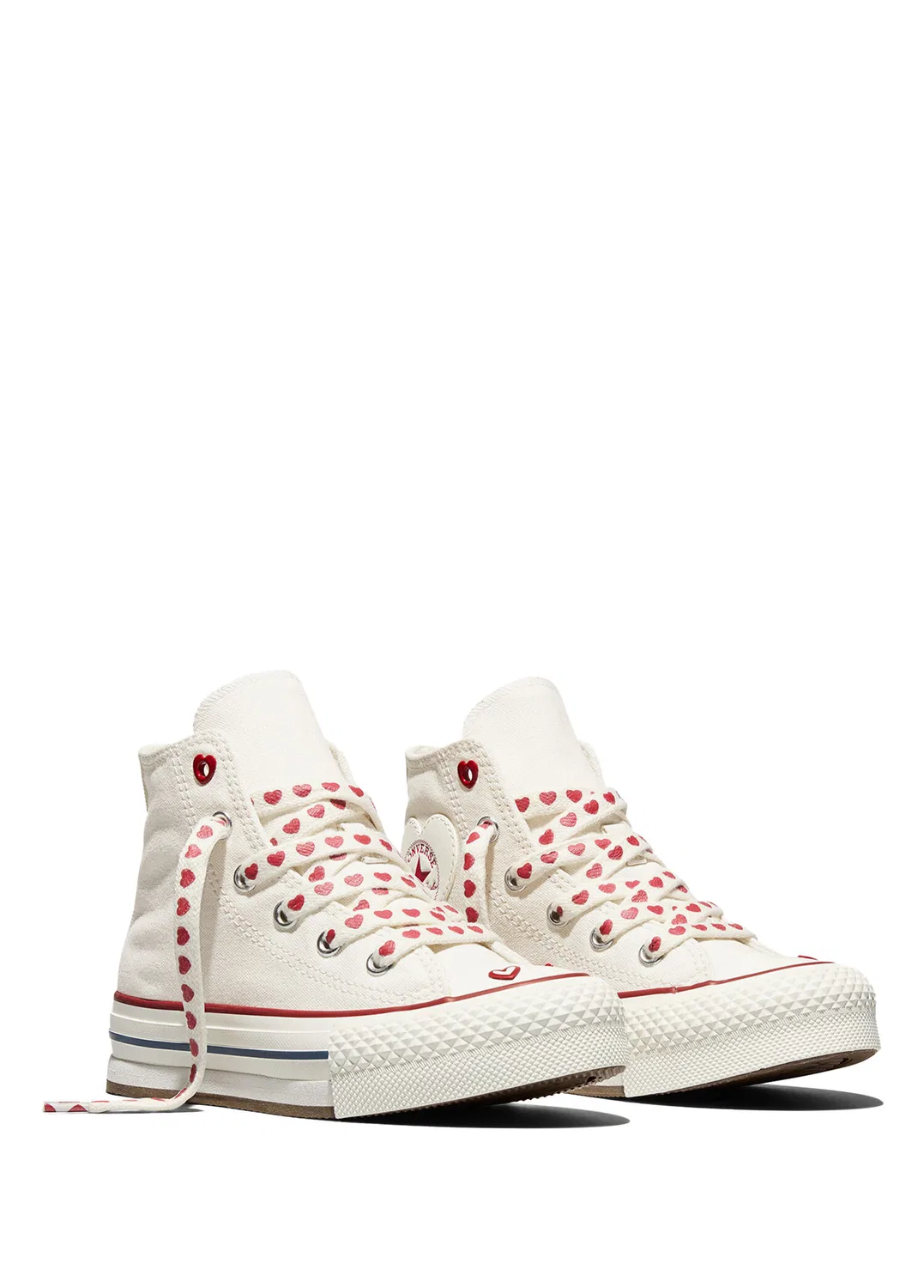 Кеды Converse Chucks In Love Chuck Taylor All Star Eva Lift, кремовый — фото 2