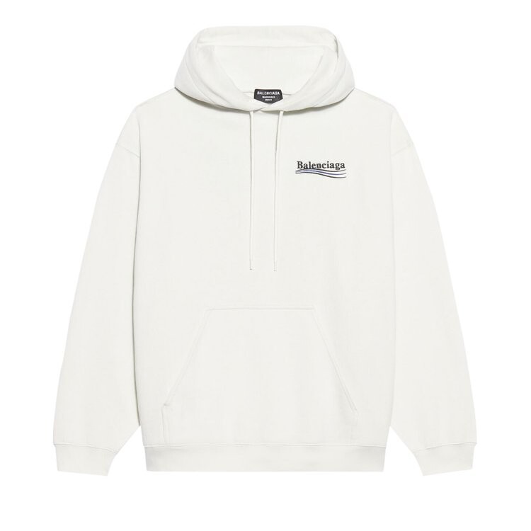 

Худи Balenciaga Political Campaign Hoodie Medium Fit 'White', белый