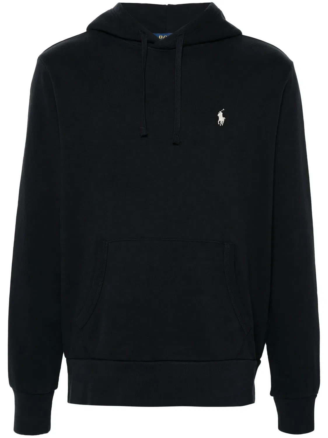 Худи с вышитым логотипом Pony Polo Ralph Lauren, черный