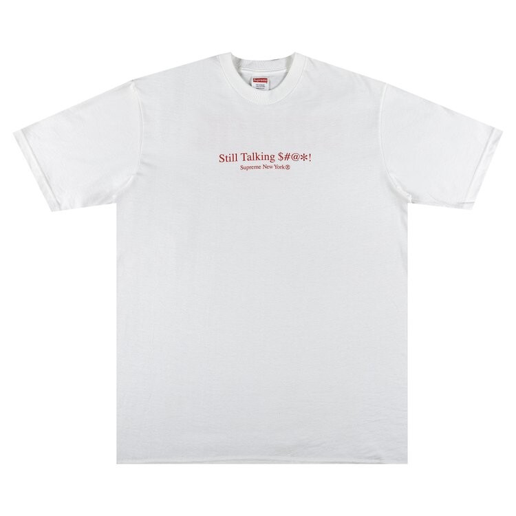 

Футболка Supreme Still Talking Tee 'White', белый