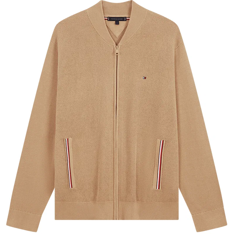 Мужской кардиган умеренного кроя Tommy Hilfiger, Khaki RBC