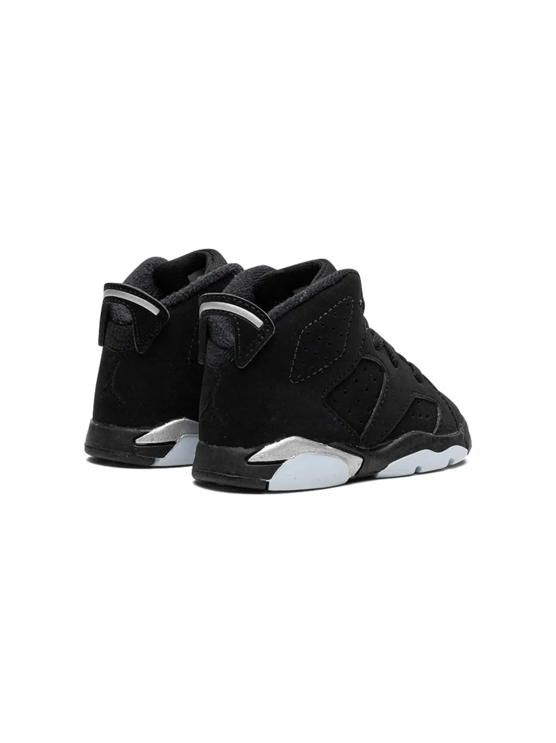 Кроссовки Air Jordan 6 Chrome, черный — фото 2