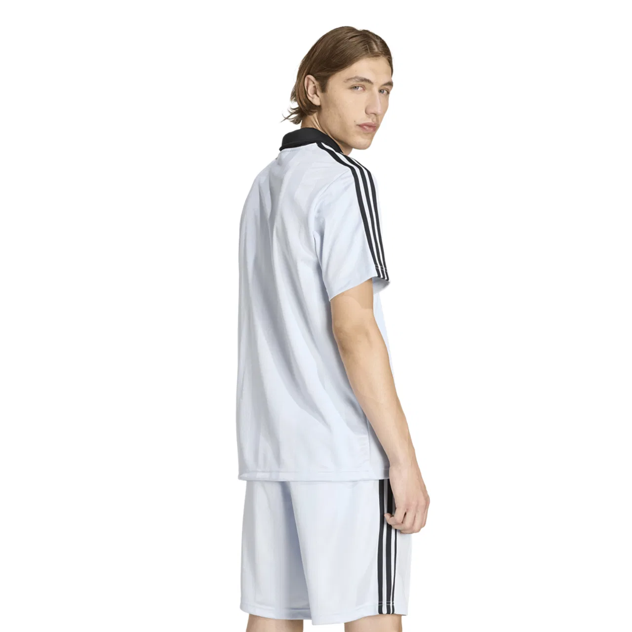 Мужская джерси Archive Collar Engineered Adidas, черный/синий — фото 2